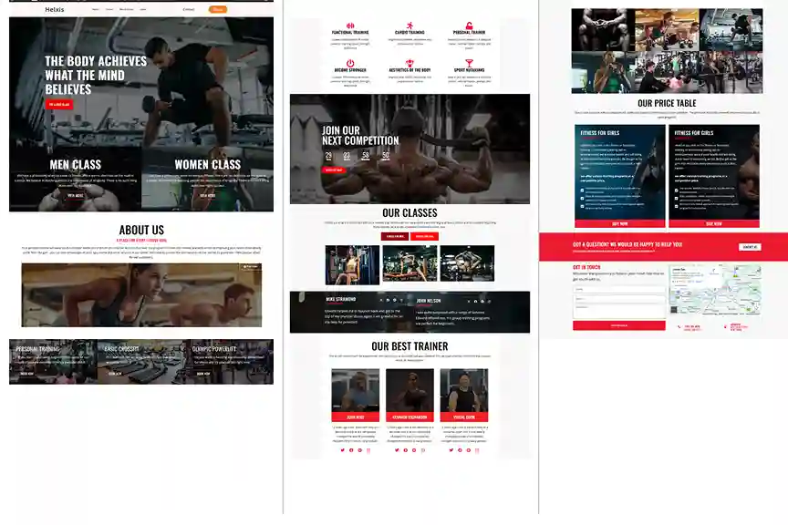 Helax | Gym Website