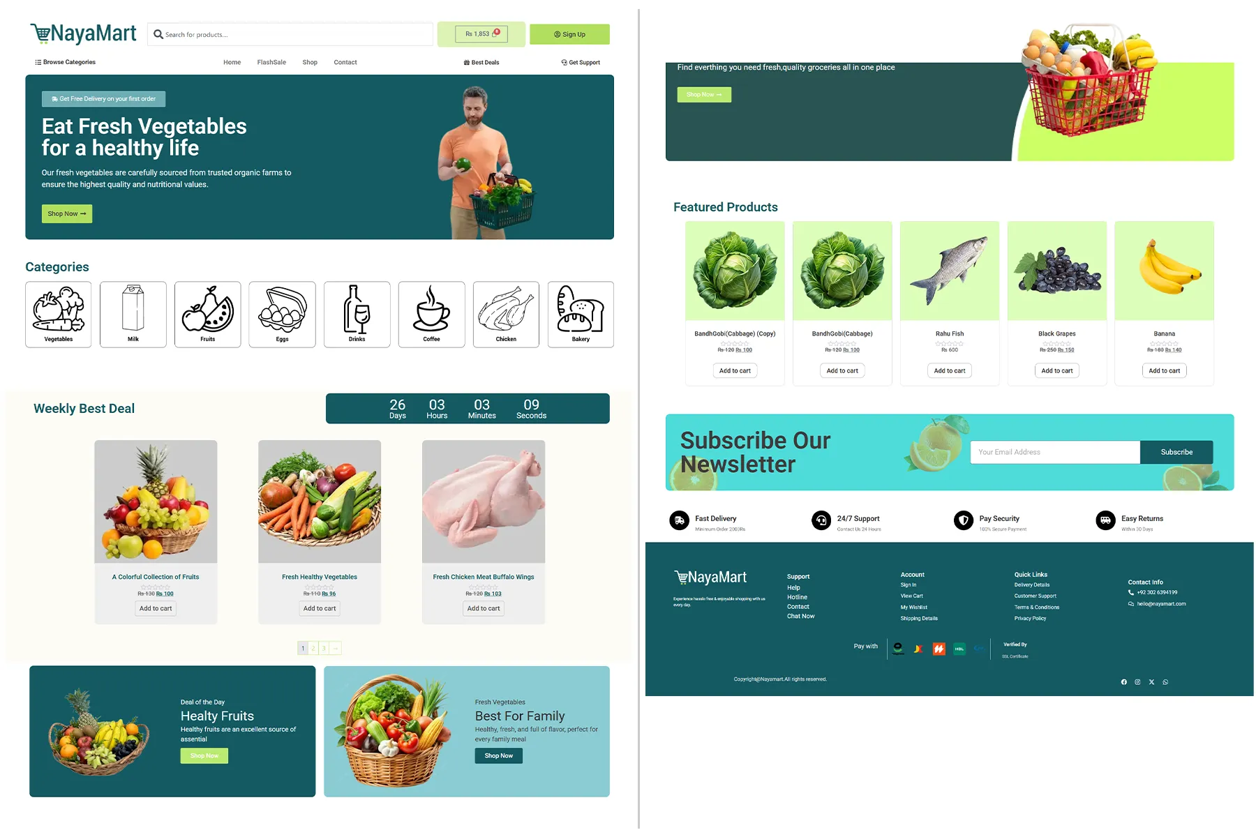 NayaMart | E-Commerce Website