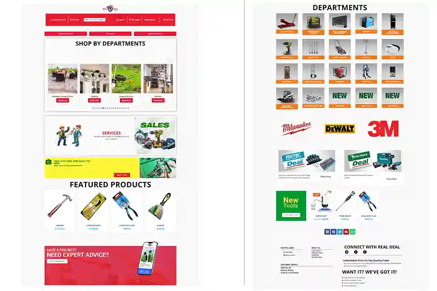 Real Deal Electrical | E-Commerce Store